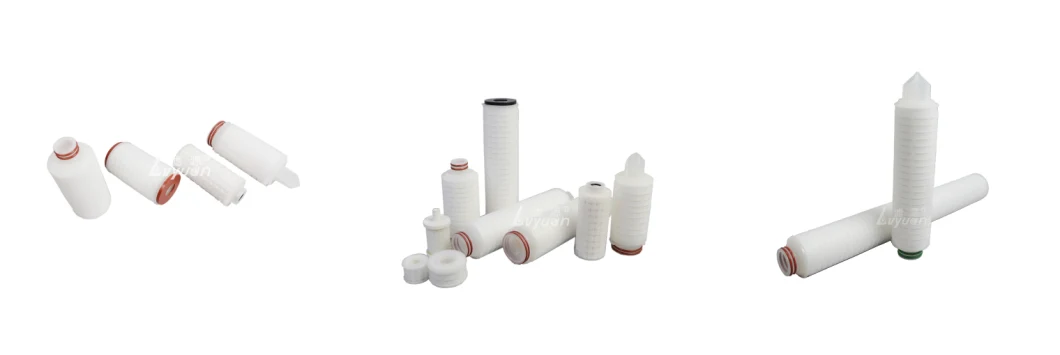 PTFE/PP/Pes/Nylon/PVDF Pleated Filter Cartridge Water Filter Membrane for Filtration