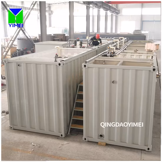 Impianto di trattamento delle acque reflue dei container Mbr trattamento delle acque reflue