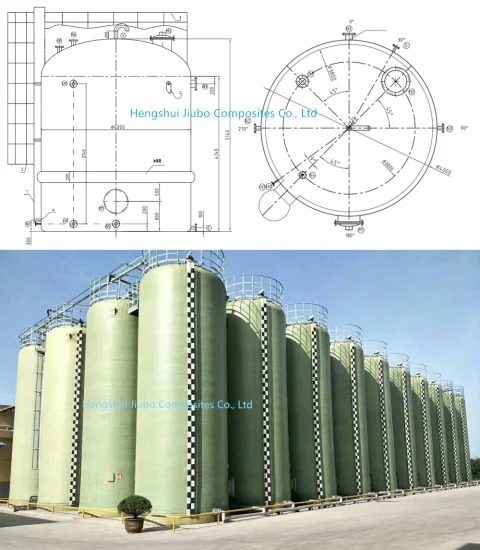 Recipiente a pressione per autoclave in GRP FRP economico di alta qualità